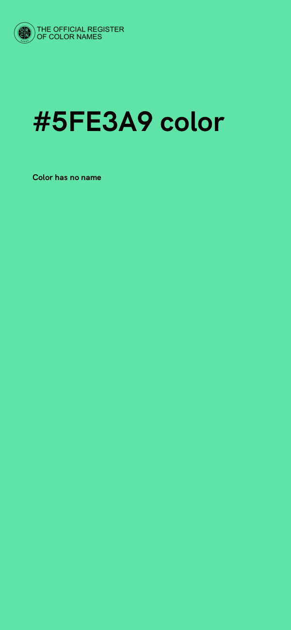 #5FE3A9 color image