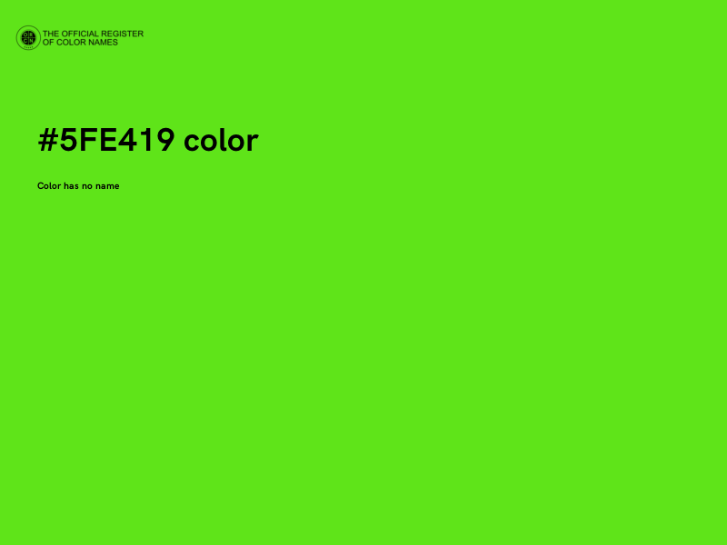 #5FE419 color image