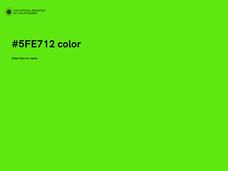 #5FE712 color image
