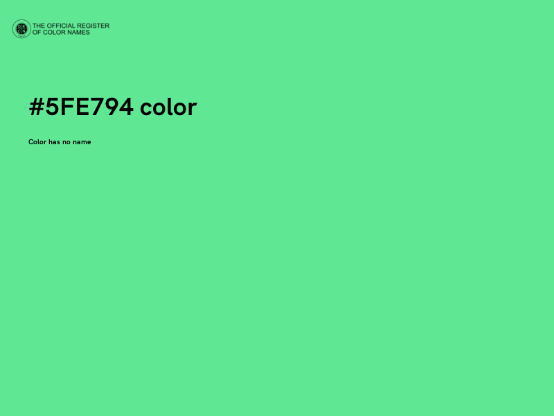 #5FE794 color image