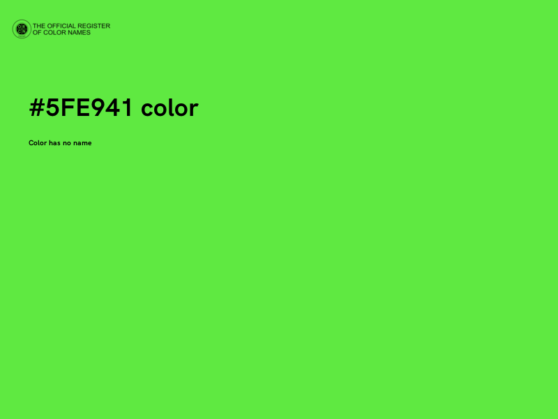 #5FE941 color image