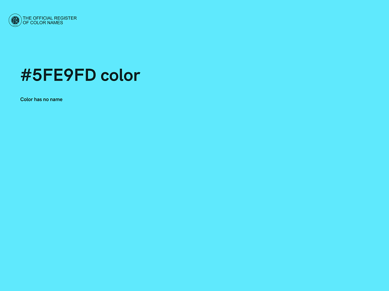 #5FE9FD color image