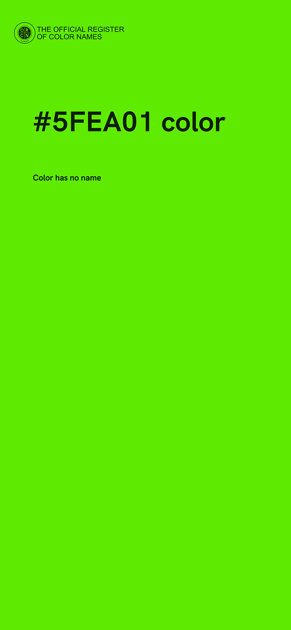 #5FEA01 color image
