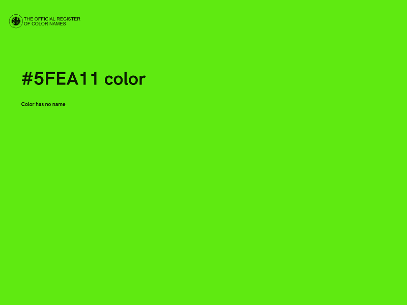 #5FEA11 color image