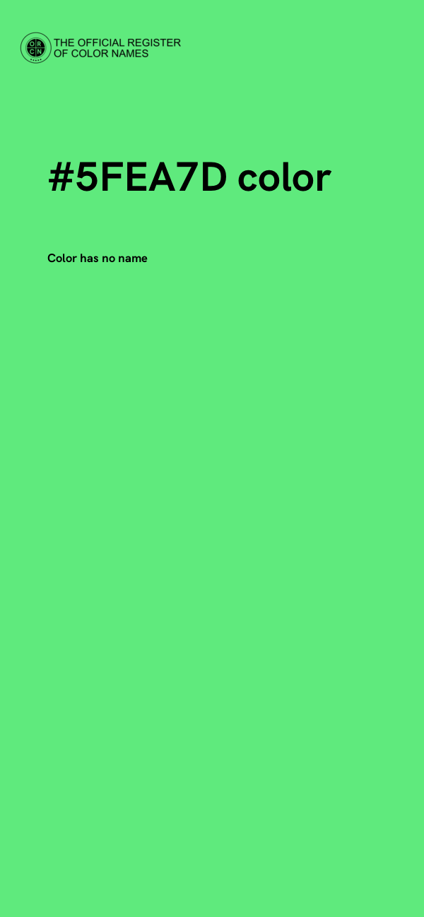 #5FEA7D color image