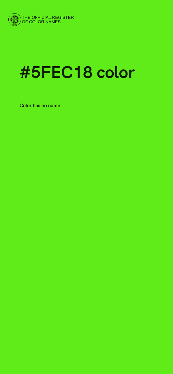 #5FEC18 color image