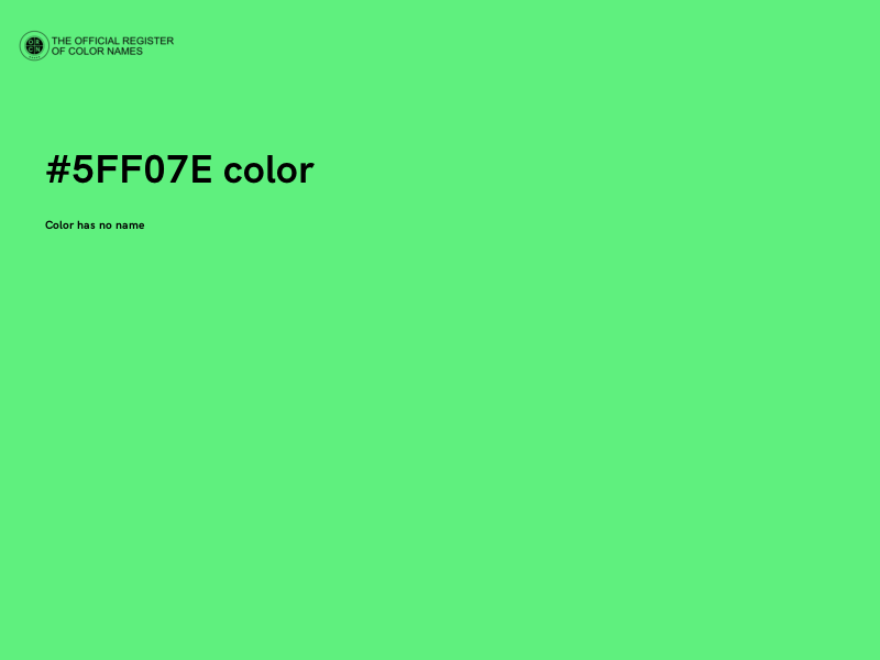 #5FF07E color image