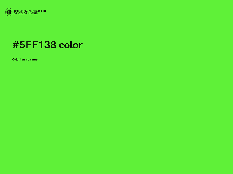 #5FF138 color image