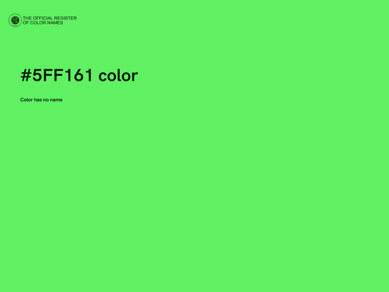 #5FF161 color image