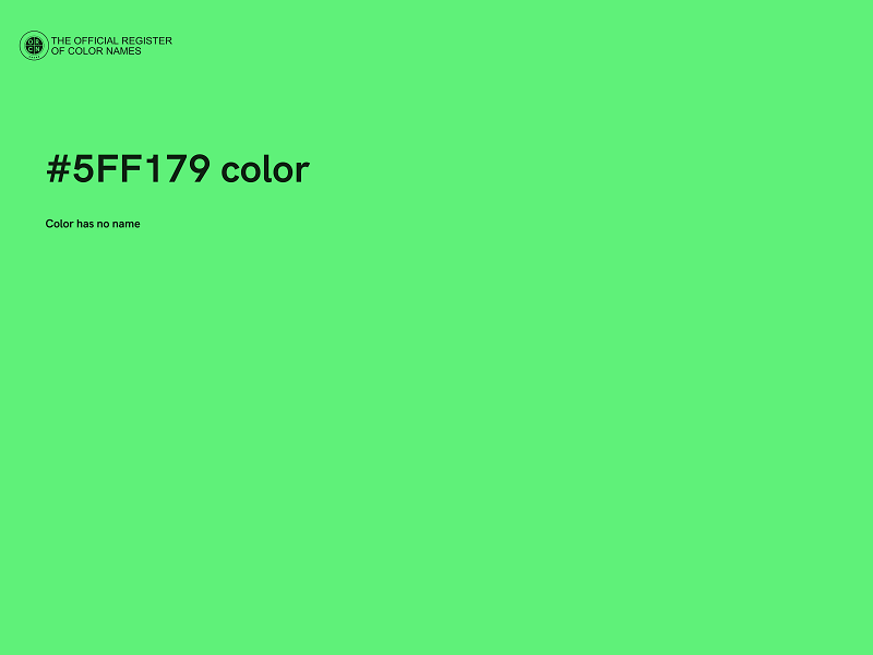 #5FF179 color image