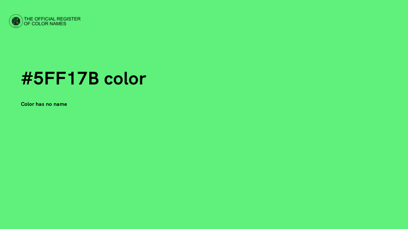 #5FF17B color image
