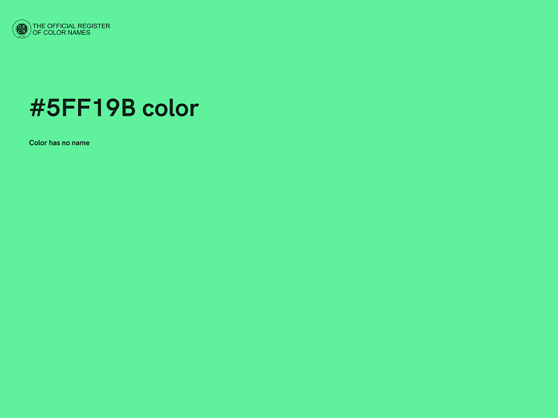 #5FF19B color image