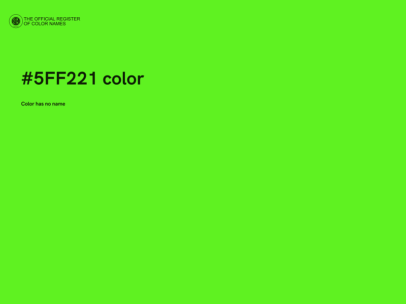 #5FF221 color image