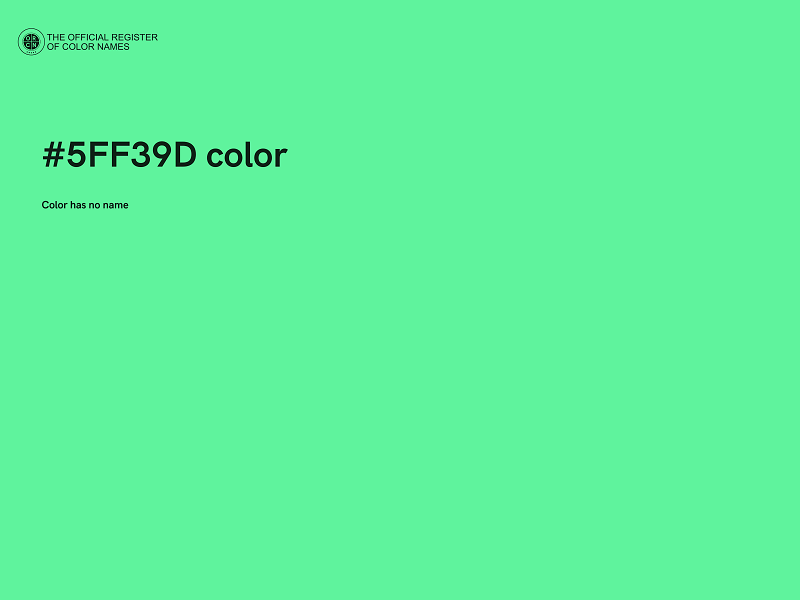 #5FF39D color image