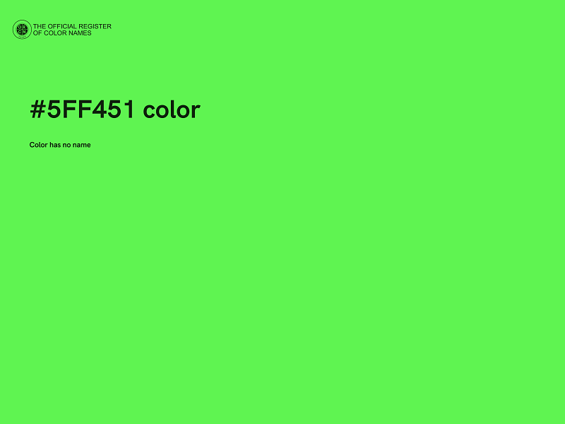 #5FF451 color image