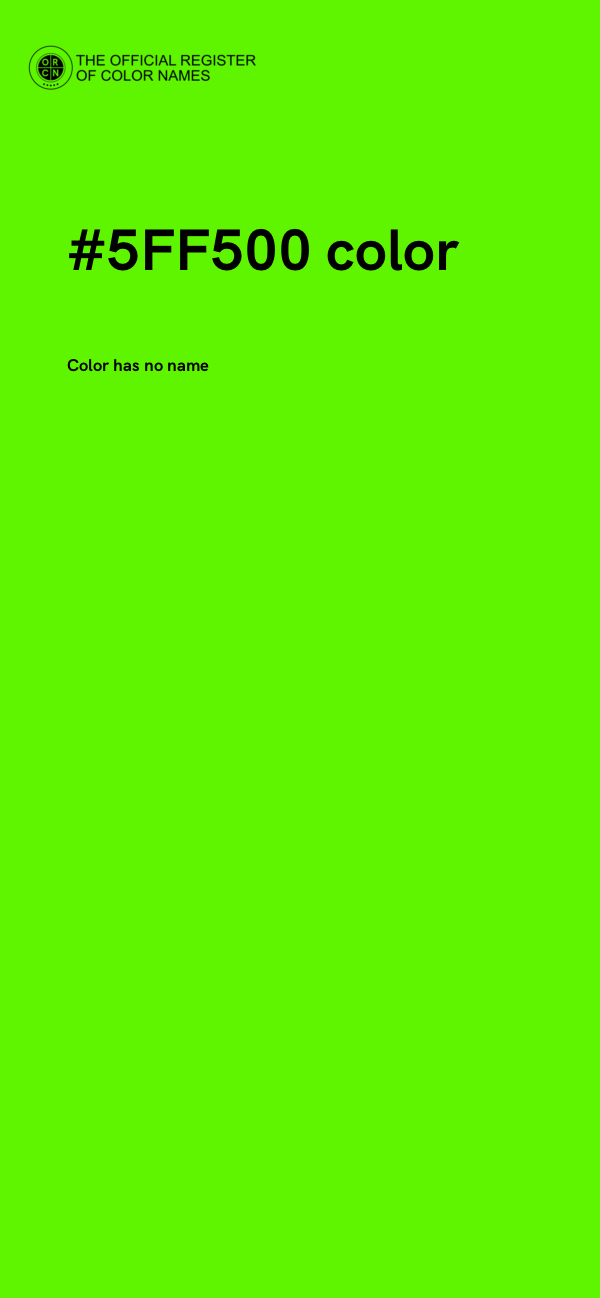 #5FF500 color image