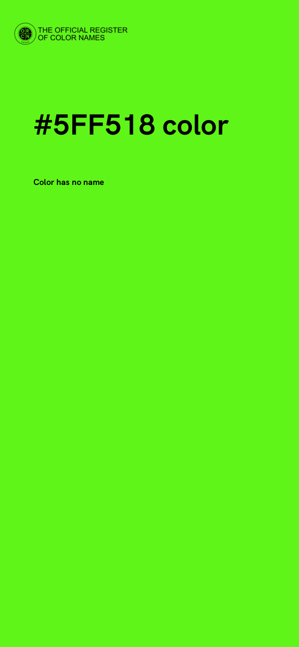 #5FF518 color image