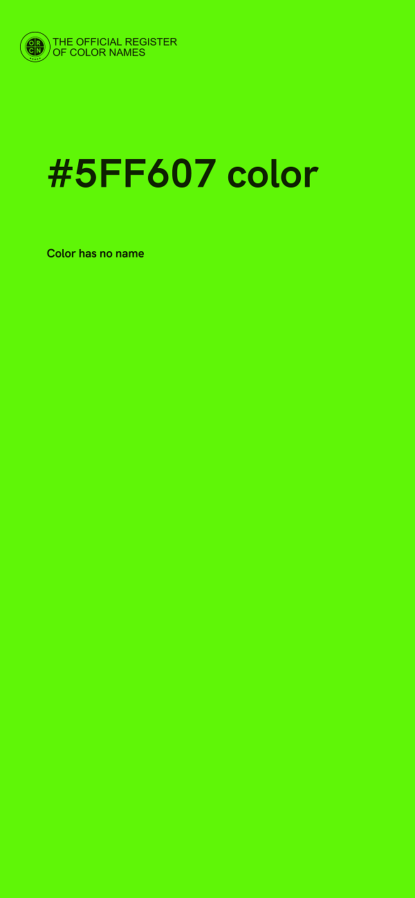 #5FF607 color image