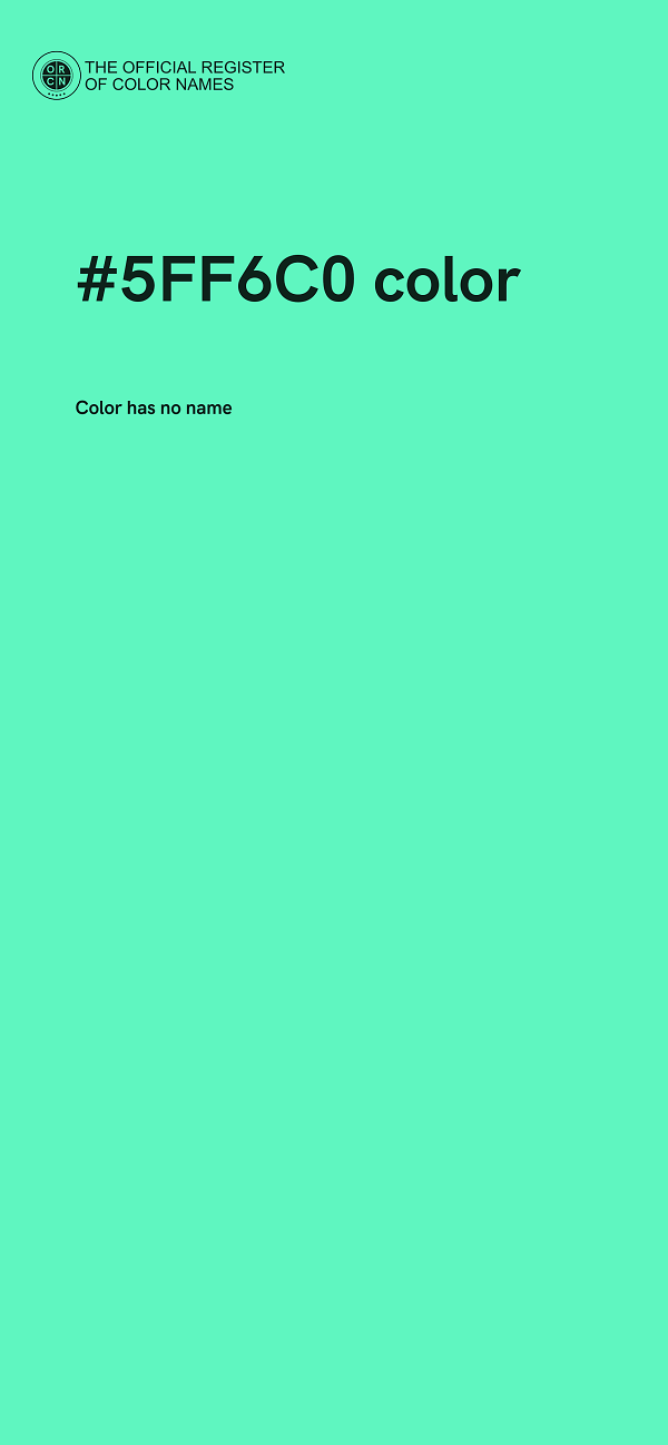 #5FF6C0 color image