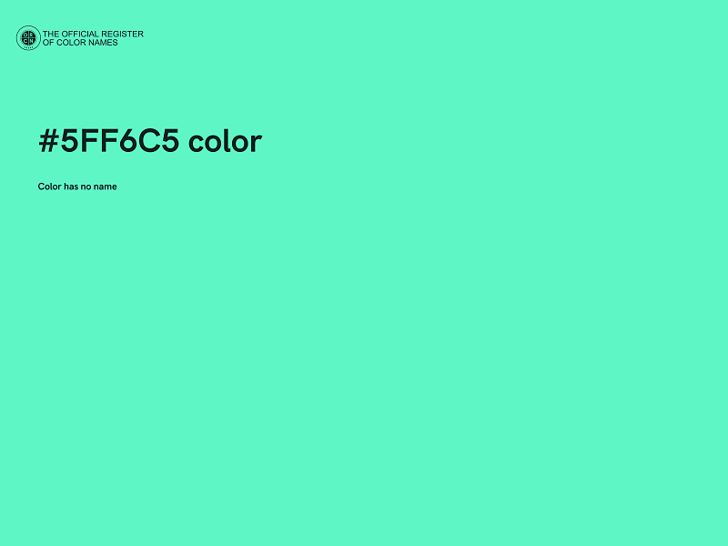 #5FF6C5 color image