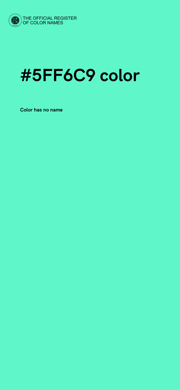 #5FF6C9 color image