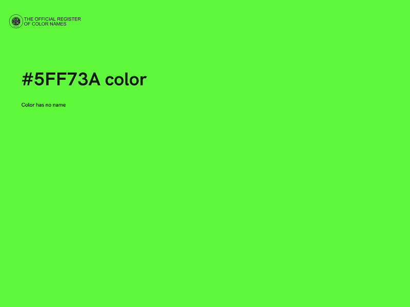 #5FF73A color image