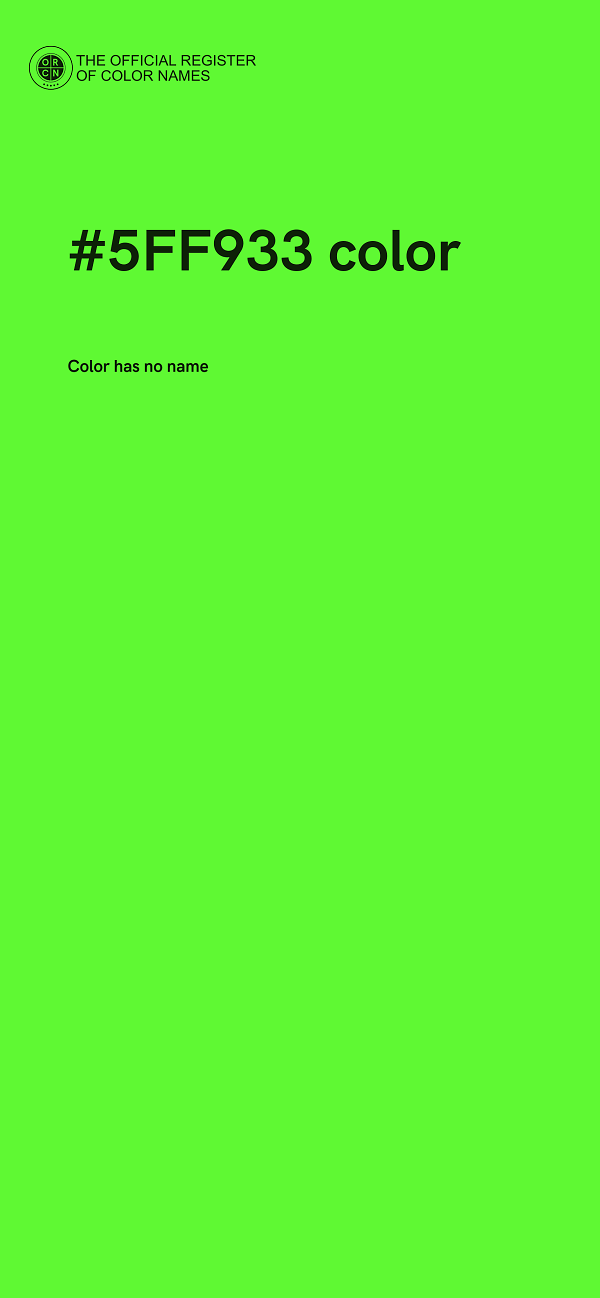 #5FF933 color image