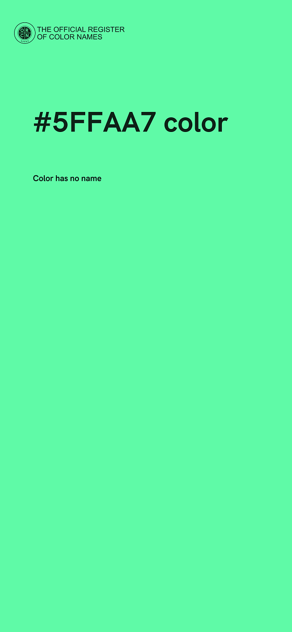 #5FFAA7 color image