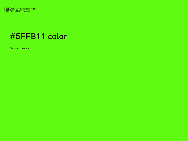 #5FFB11 color image