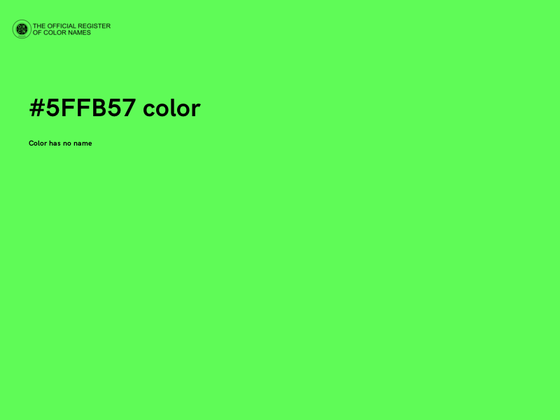 #5FFB57 color image