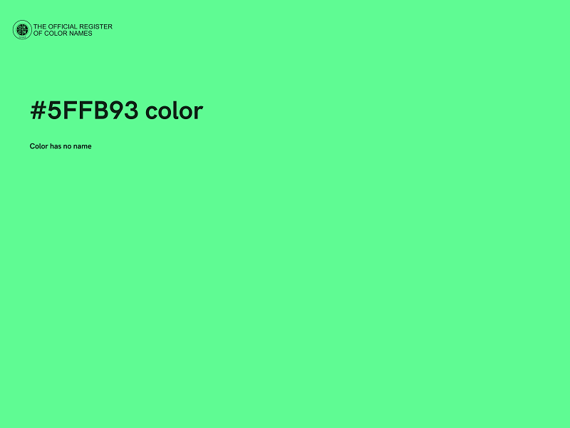 #5FFB93 color image