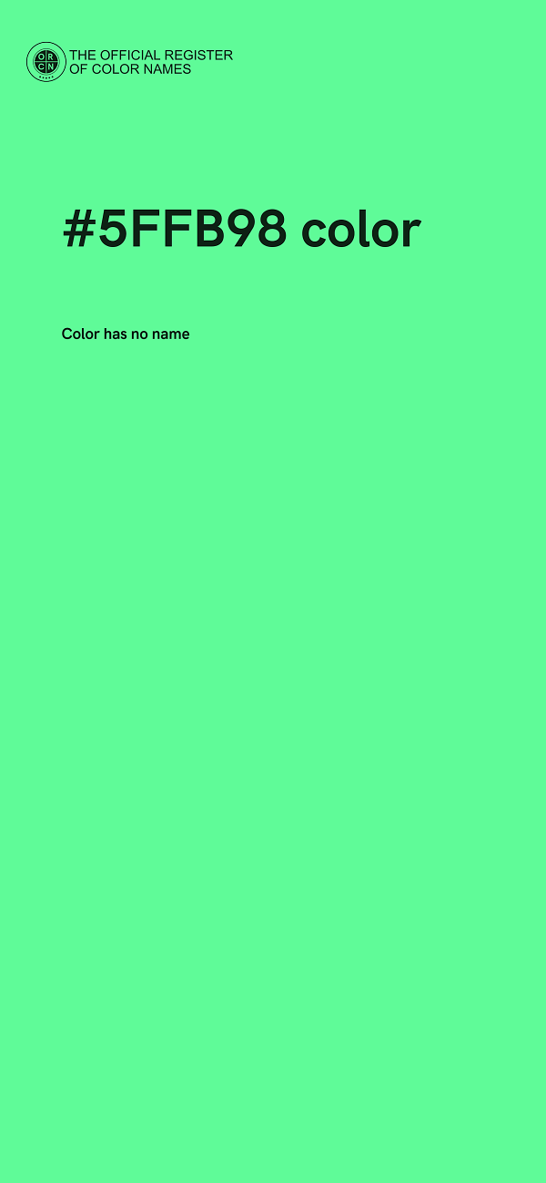 #5FFB98 color image