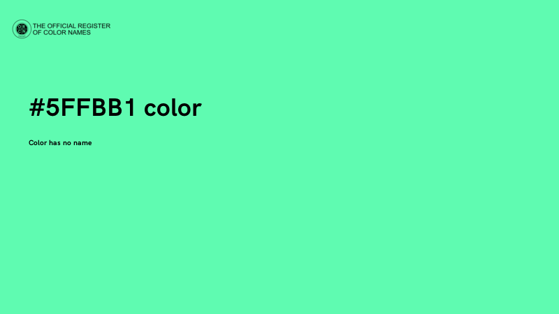 #5FFBB1 color image