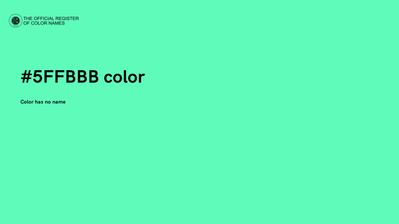 #5FFBBB color image