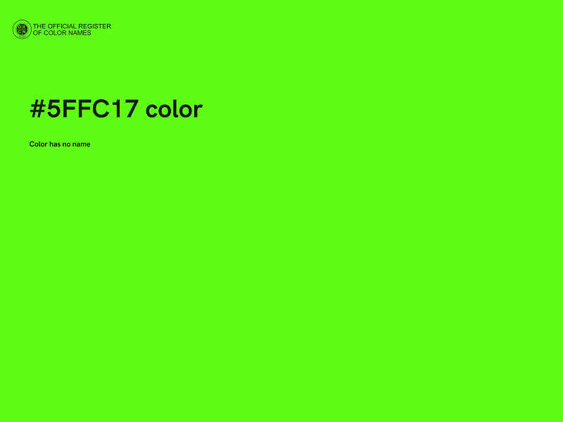 #5FFC17 color image