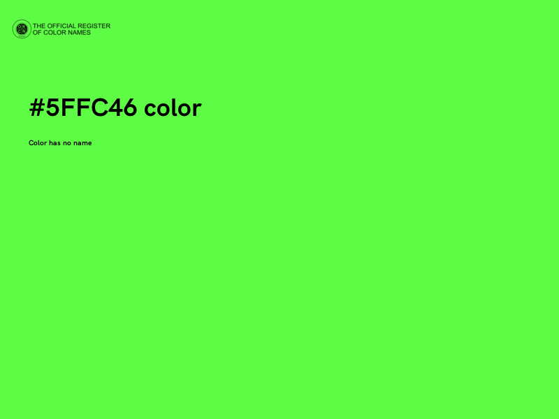 #5FFC46 color image