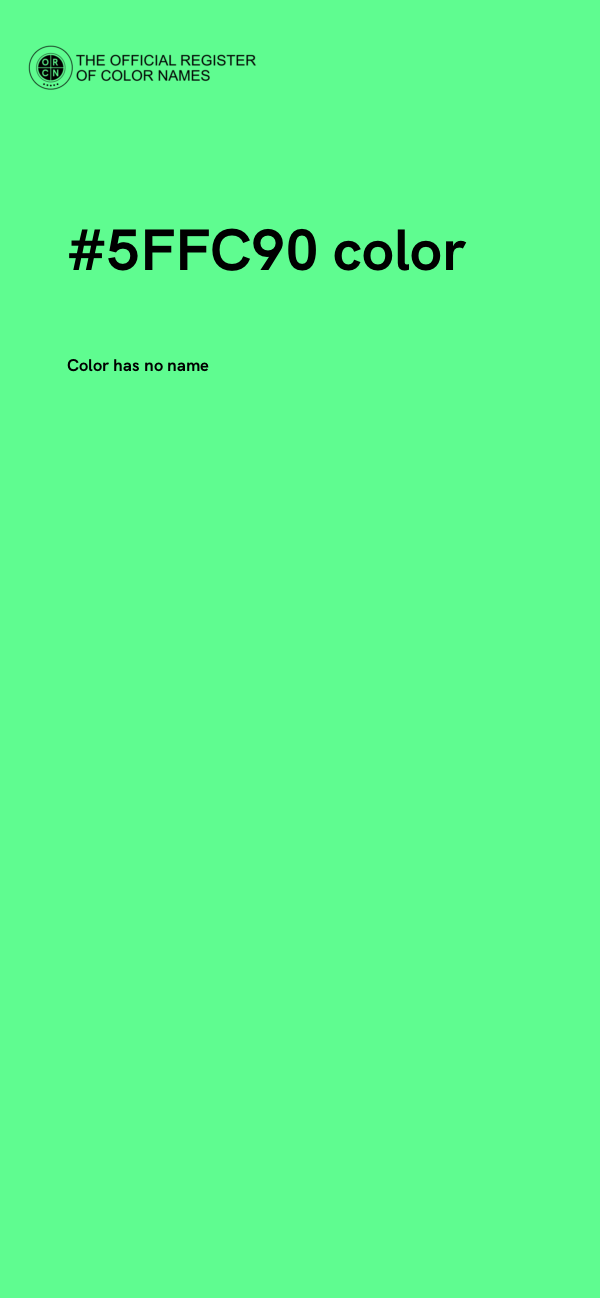 #5FFC90 color image