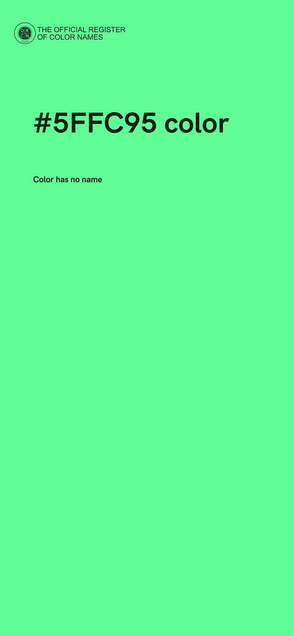 #5FFC95 color image