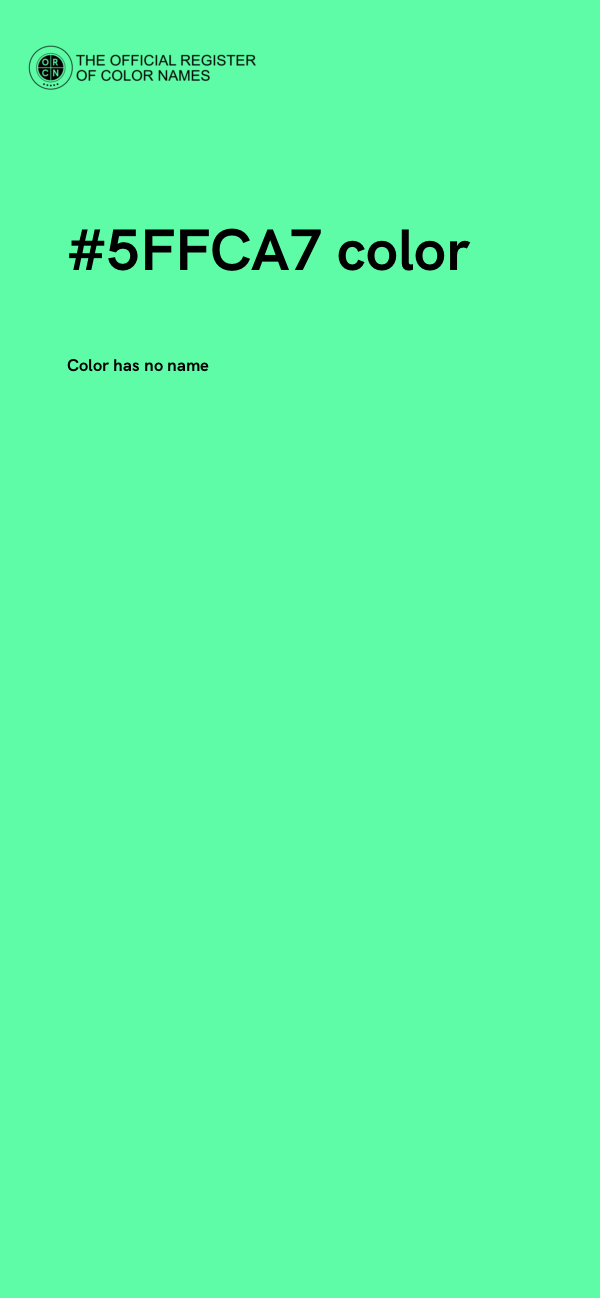 #5FFCA7 color image