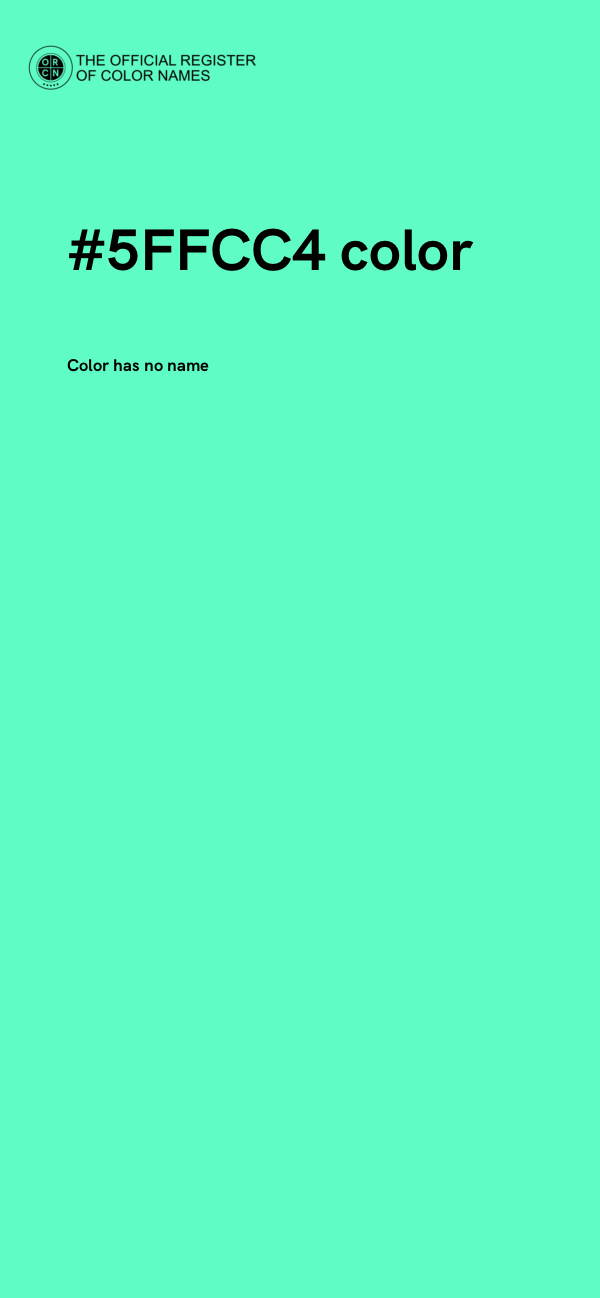 #5FFCC4 color image