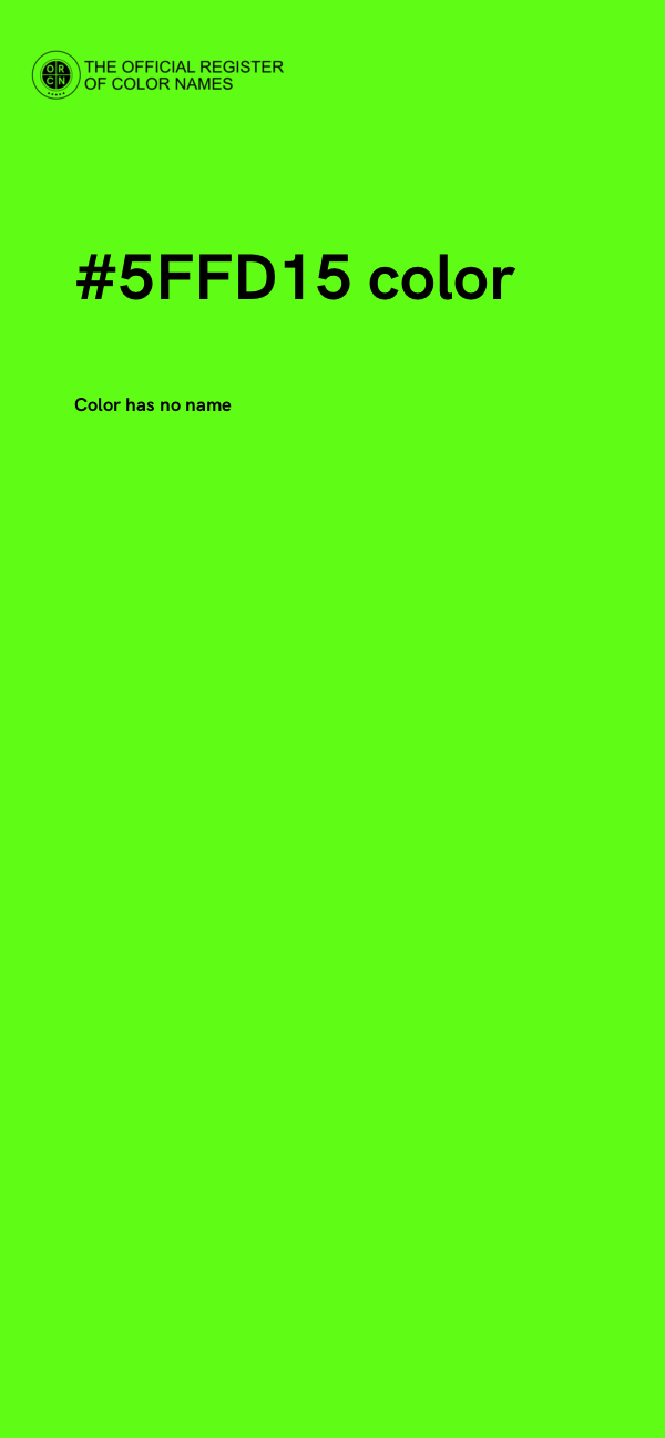 #5FFD15 color image