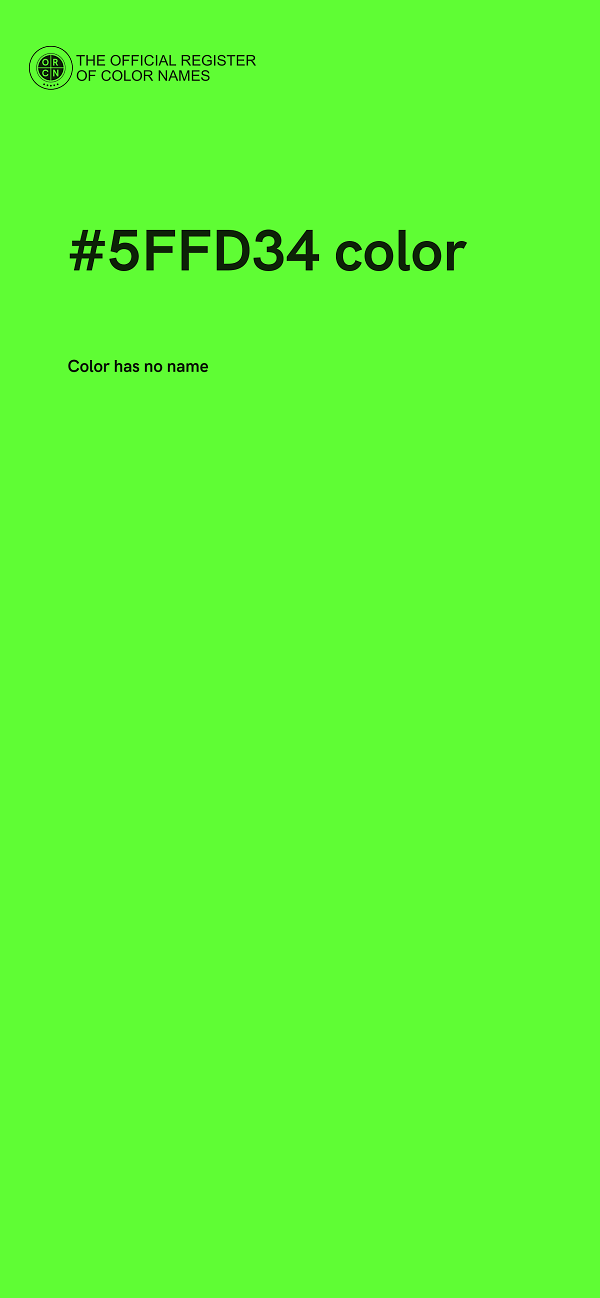 #5FFD34 color image