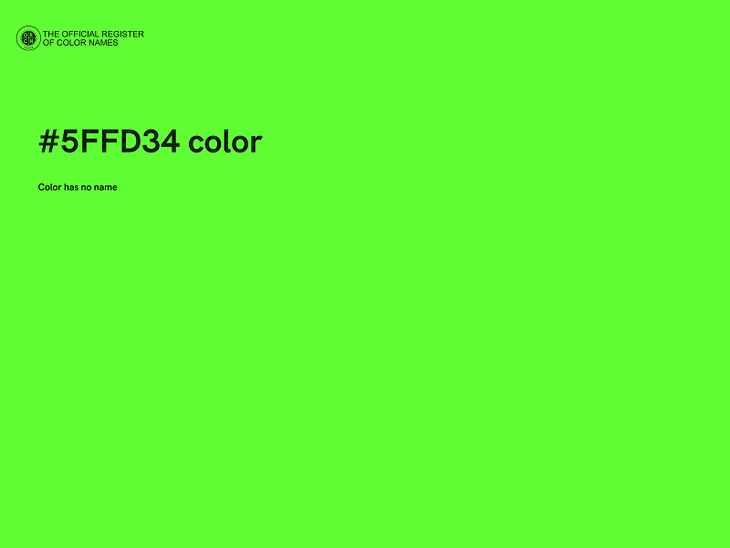#5FFD34 color image