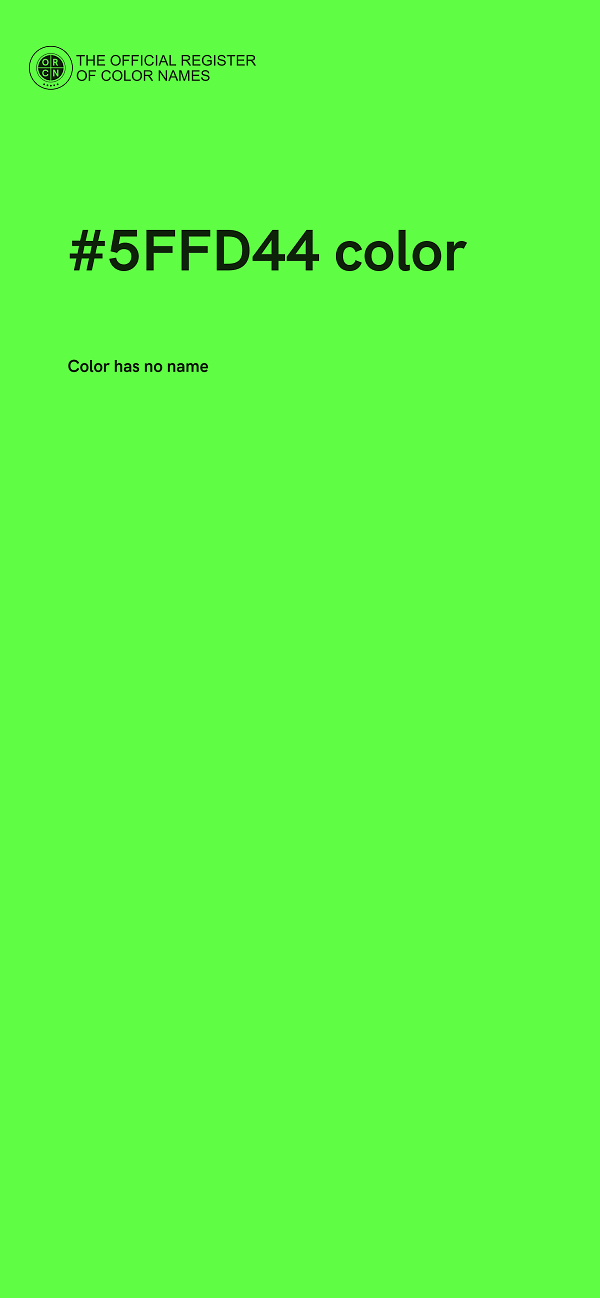 #5FFD44 color image