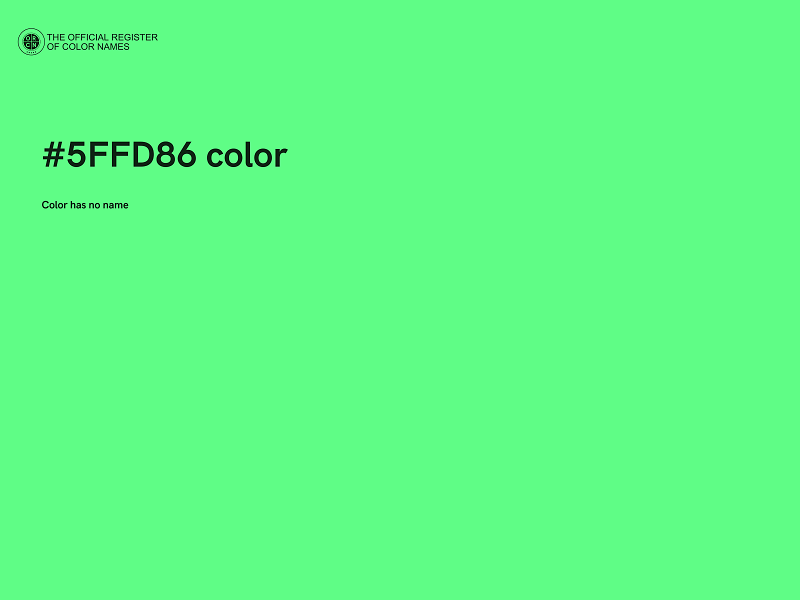 #5FFD86 color image