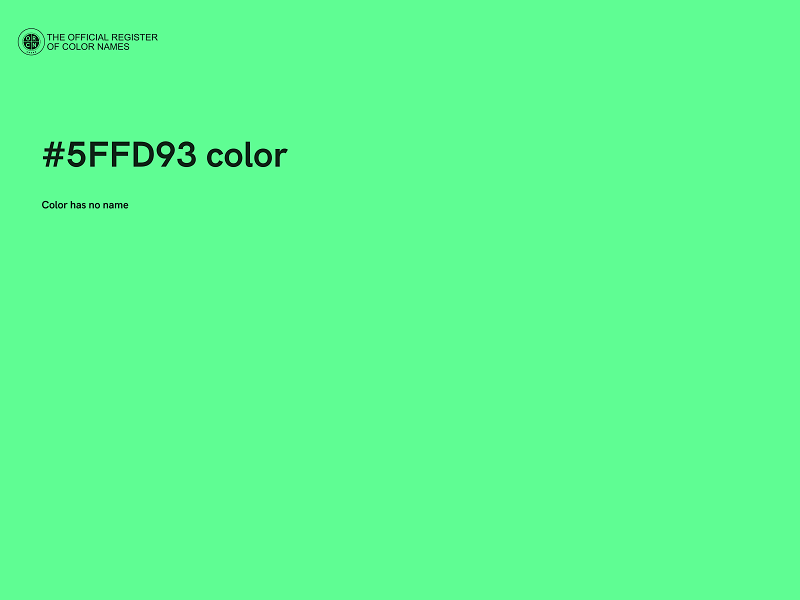 #5FFD93 color image