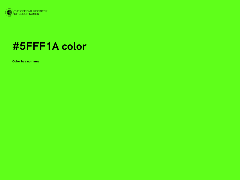 #5FFF1A color image
