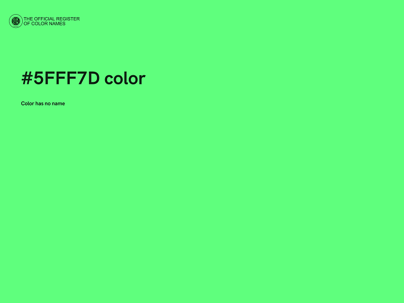 #5FFF7D color image