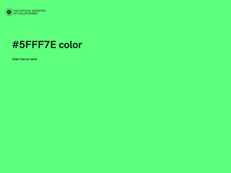 #5FFF7E color image