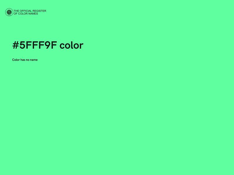 #5FFF9F color image